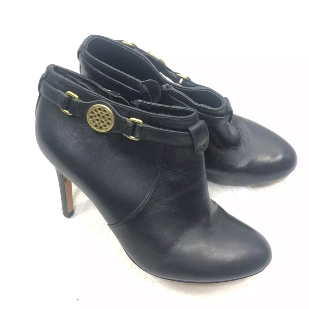 Coach Salene II Mat Calf Leather Ankle Booties